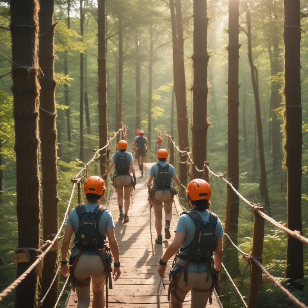 Веревочный парк Tree To Tree в Репине