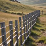 Забор на винтовых сваях